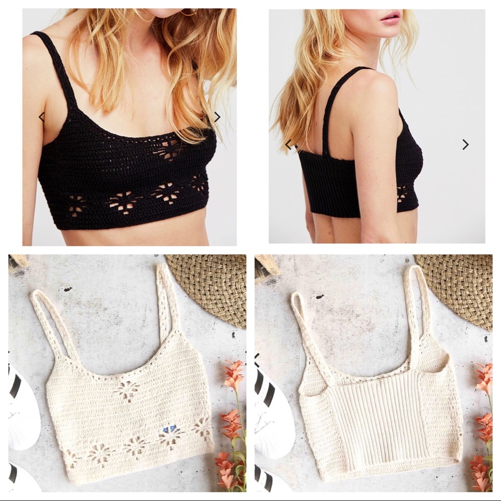 NWT Free People Crop Top! Cream Color Only! - Picture 2 of 8